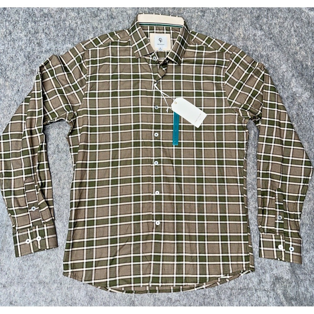 Craft & Flow Mens Button Down Dress Shirts‎ - Size Med - NWT-(005-3)